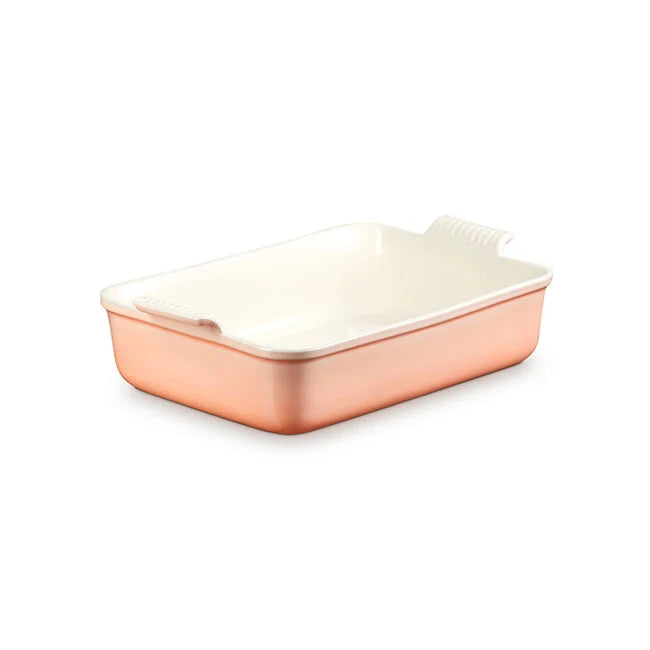 Le Creuset 6 3/4 Qt. Heritage Deep Rectangular Lasagna Dish - Peche