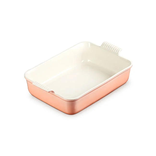 Le Creuset 6 3/4 Qt. Heritage Deep Rectangular Lasagna Dish - Peche