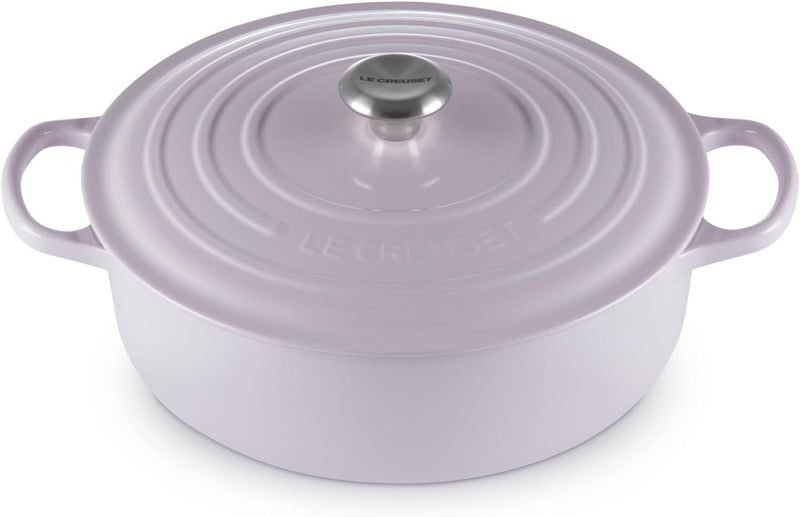 Le Creuset 6 3/4 Qt. Enameled Cast Iron Signature Round Wide Oven - Shallot