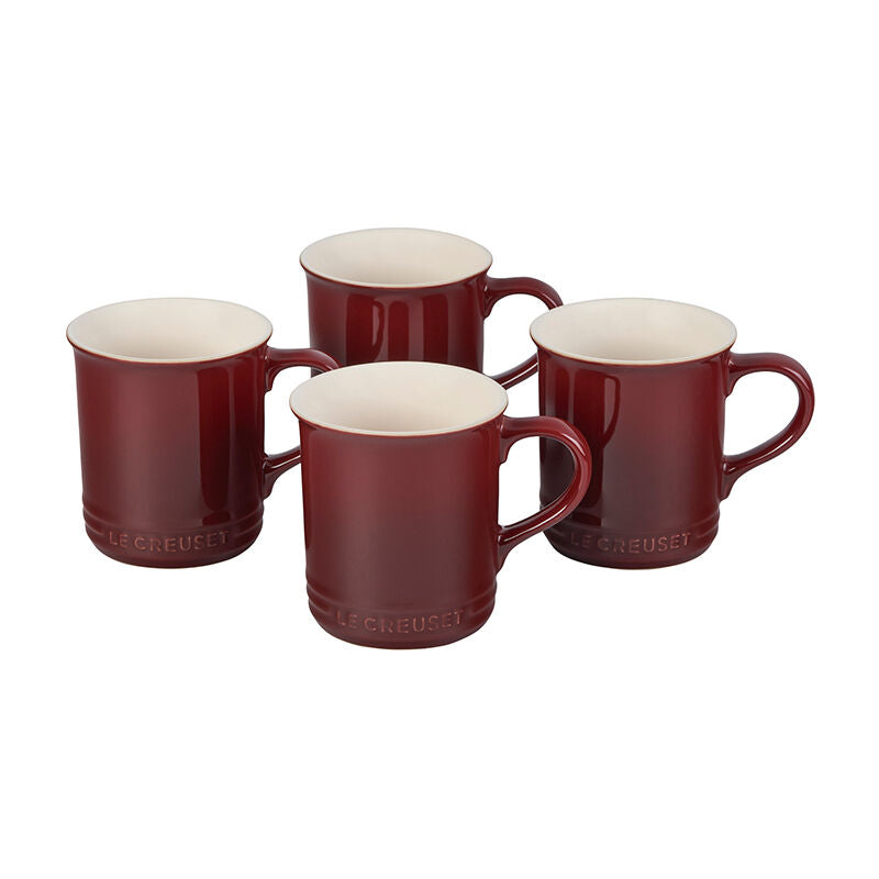 Le Creuset Set of 4 - 14 oz. Mugs - Rhone