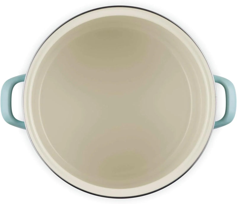 Le Creuset 12 Qt. Traditional Stockpot w/SS Knob - Sea Salt