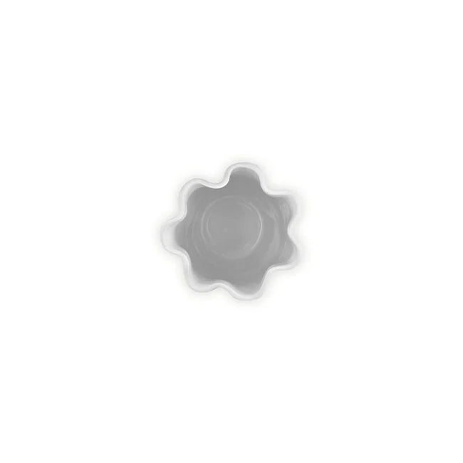 Le Creuset 12" Iris Ruffle Vase - White