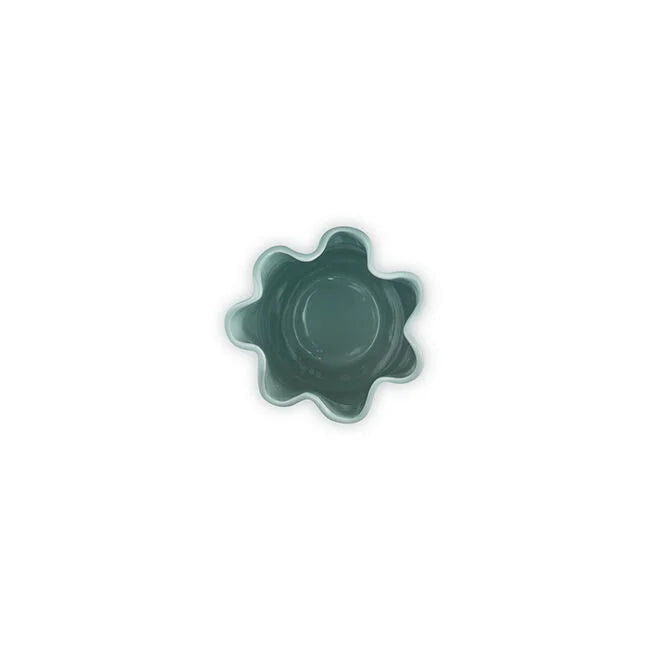 Le Creuset 12" Iris Ruffle Vase - Sea Salt