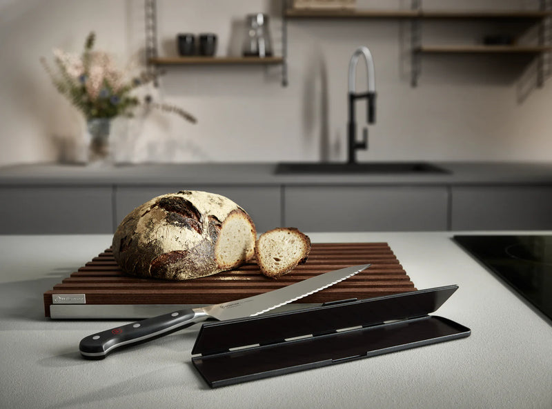 Wusthof - 15.75" x 9.8" x 1" Bread Cutting Board - Heat Treated Beech
