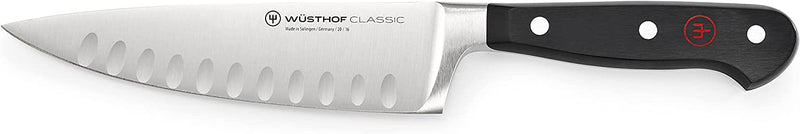 Wusthof Classic - 6" Cook’s Knife w/Hollow Edge- Personalized Engraving Available