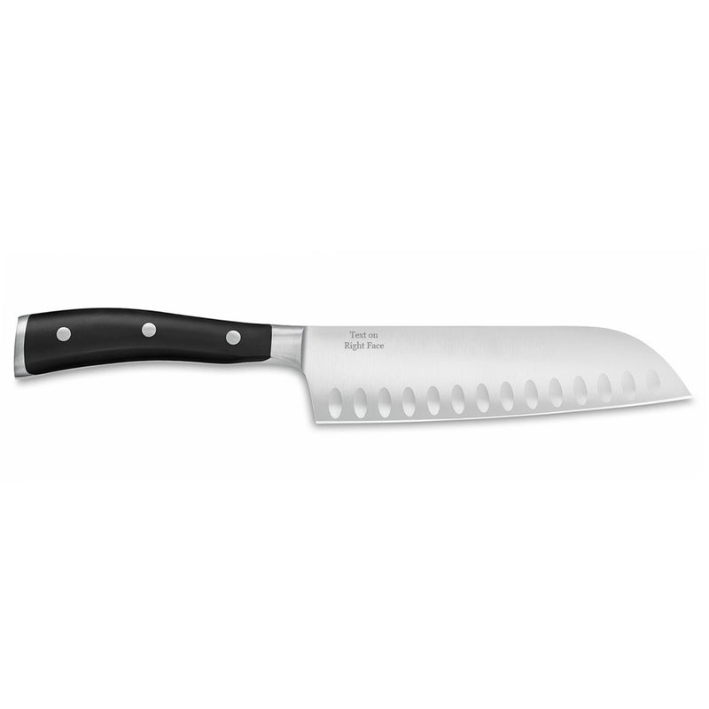 Wusthof Classic Ikon - 7" Santoku w/Hollow Edge- Personalized Engraving Available