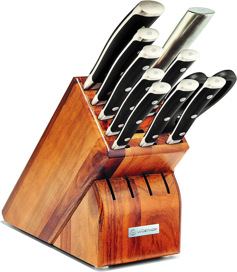 Wusthof Classic Ikon - 11 Pc. Knife Block Set, Acacia