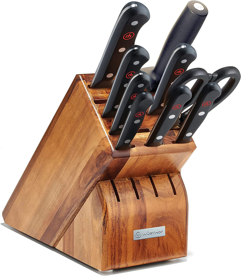 Wusthof Gourmet - 10 Pc. Knife Block Set, Acacia