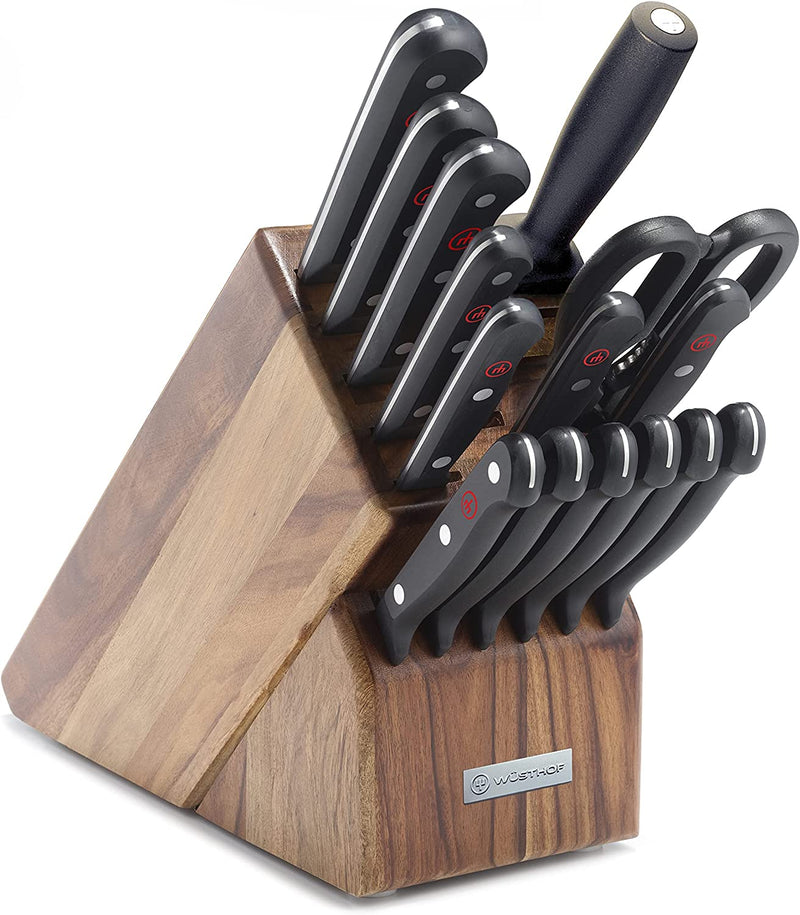 Wusthof Gourmet - 16 Pc. Knife Block Set, Acacia