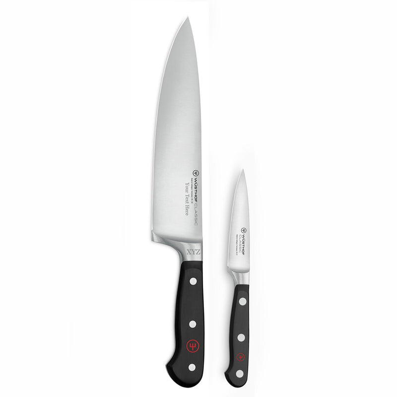 Wusthof Classic - 2 Pc. Starter Knife Set- Personalized Engraving Available