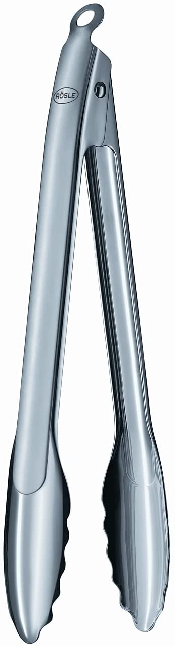 Rösle Stainless Steel 12" Lock and Release Tongs (12916)