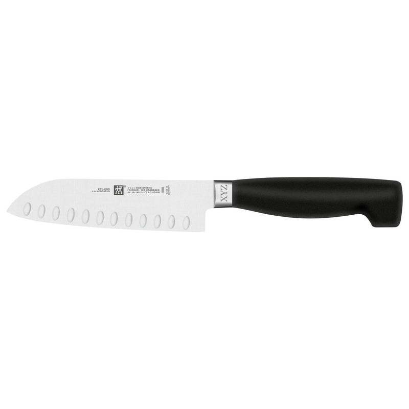 Henckels Four Star - 5" Santoku Knife w/Hollow Edge- Personalized Engraving Available