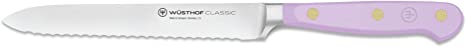 Wusthof Classic Purple Yam - 5" Serrated Utility Knife- Personalized Engraving Available