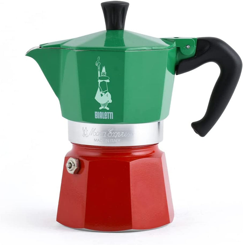 Bialetti Moka Express Italia Stovetop Espresso Maker 6 Cups