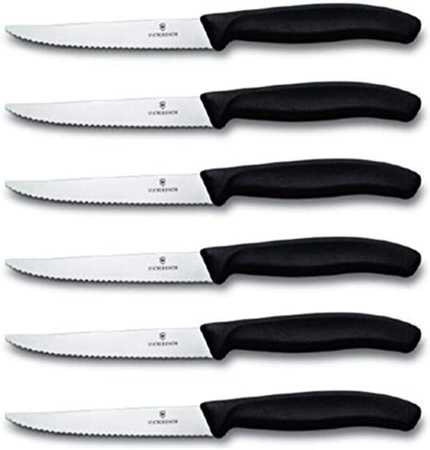 Victorinox Swiss Classic 6 Pc. 4 1/2" Serrated Steak Knife Set
