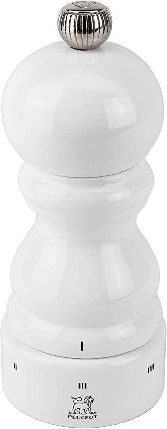 Peugeot Paris u'Select White Lacquer Salt Mill - 12cm/5"