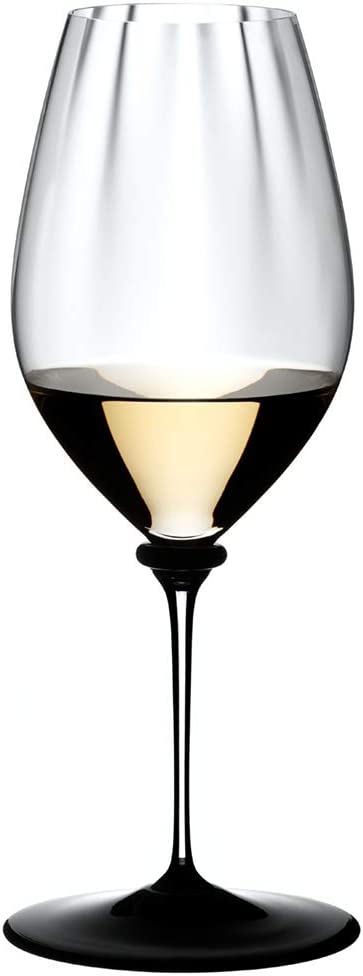 Riedel Fatto A Mano Performance Riesling Wine Glass, 21 oz, Black Base
