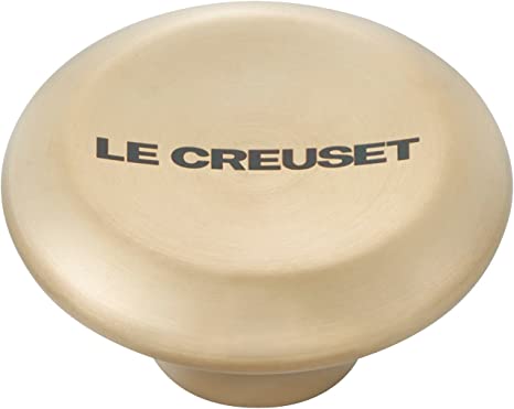 Le Creuset Signature Light Gold Knob - Large- Personalized Engraving Available