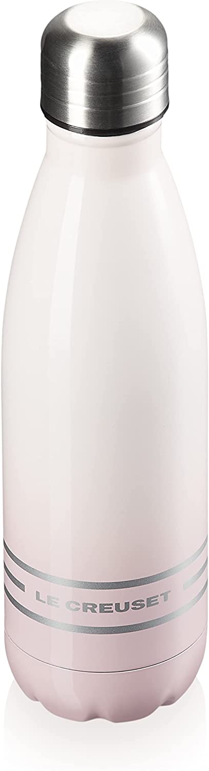 Le Creuset 17 oz. Stainless Steel Hydration Bottle  - Shell Pink
