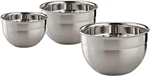 Rosle Stainless Steel 3 Piece Mixing Bowl Set