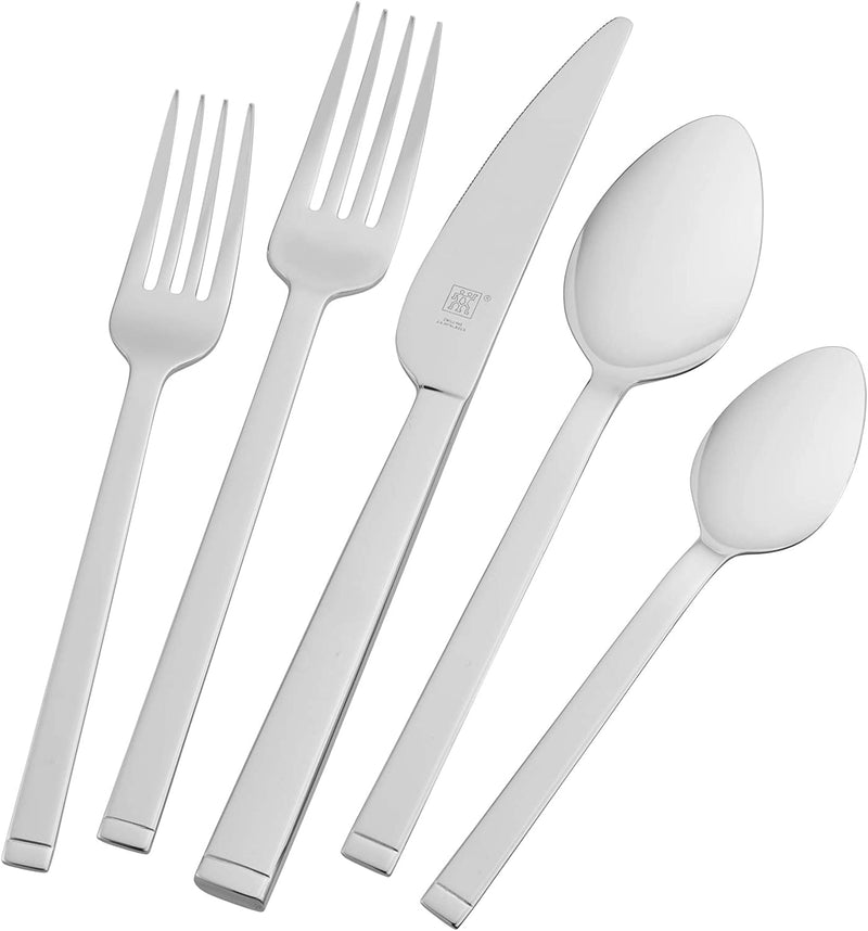 Henckels Zwilling Squared 45 Pc. 18/10 Stainless Steel Flatware Set