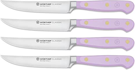 Wusthof Classic Purple Yam - 4 Pc. Steak Knife Set- Personalized Engraving Available