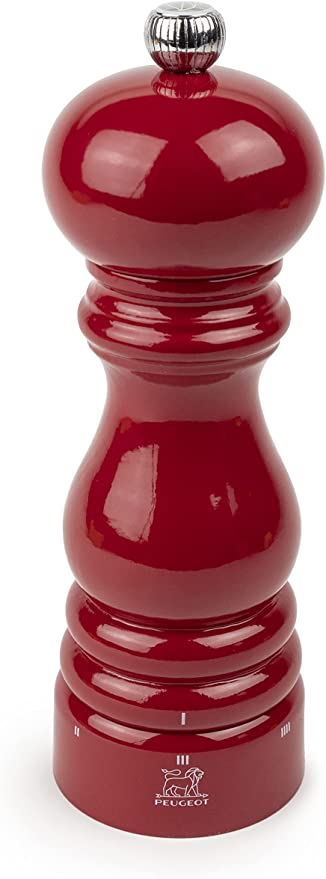 Peugeot Paris u'Select Red Lacquer Salt Mill  - 18cm/7"