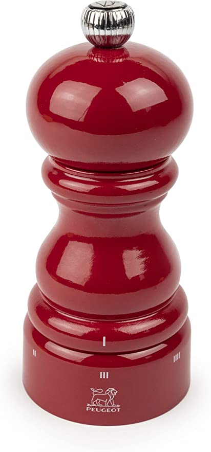 Paris u'Select Red Lacquer Pepper Mill - 12cm/5"