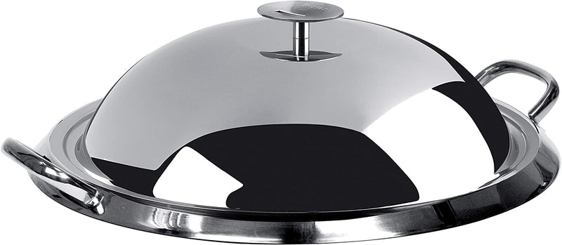 Cristel 3-Ply Stainless Steel - 13.5" Plancha Grill w/Lid