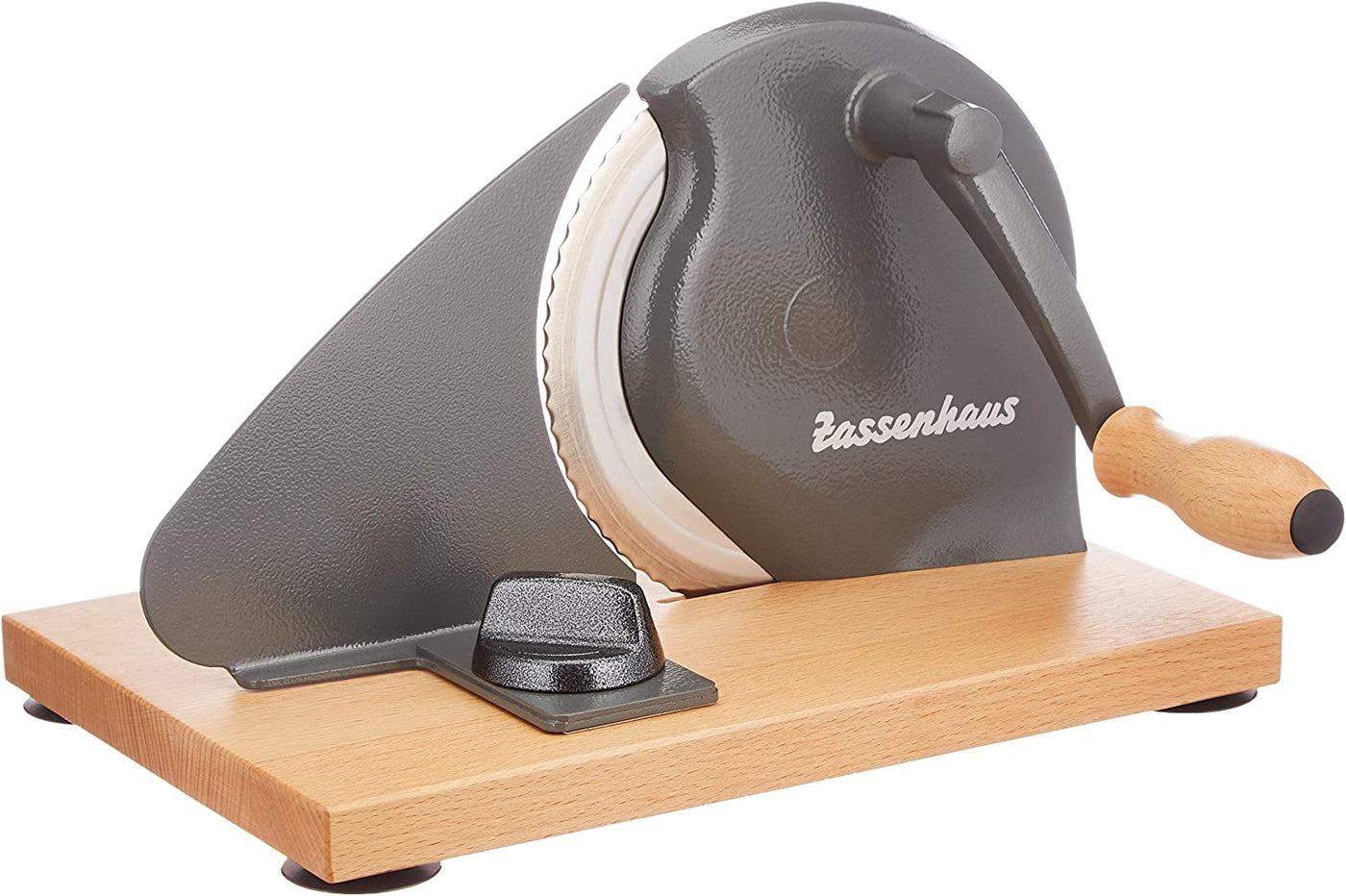 Zassenhaus Manual Bread Slicer Classic Hand Crank 11.75 in by 8 in - G –  Chef's Arsenal