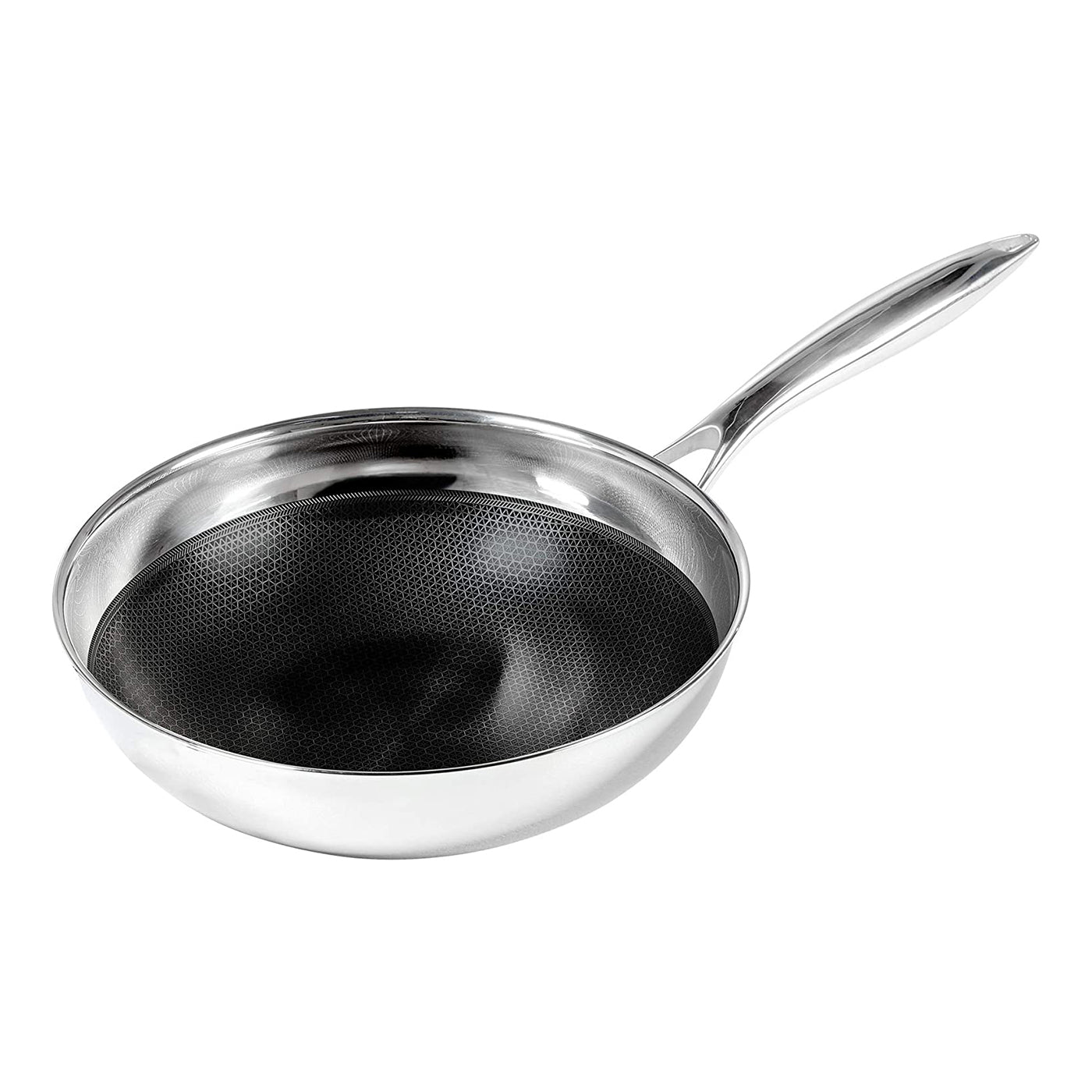 Black Cube Stainless Steel 2.5 Quart Saucepan with Lid