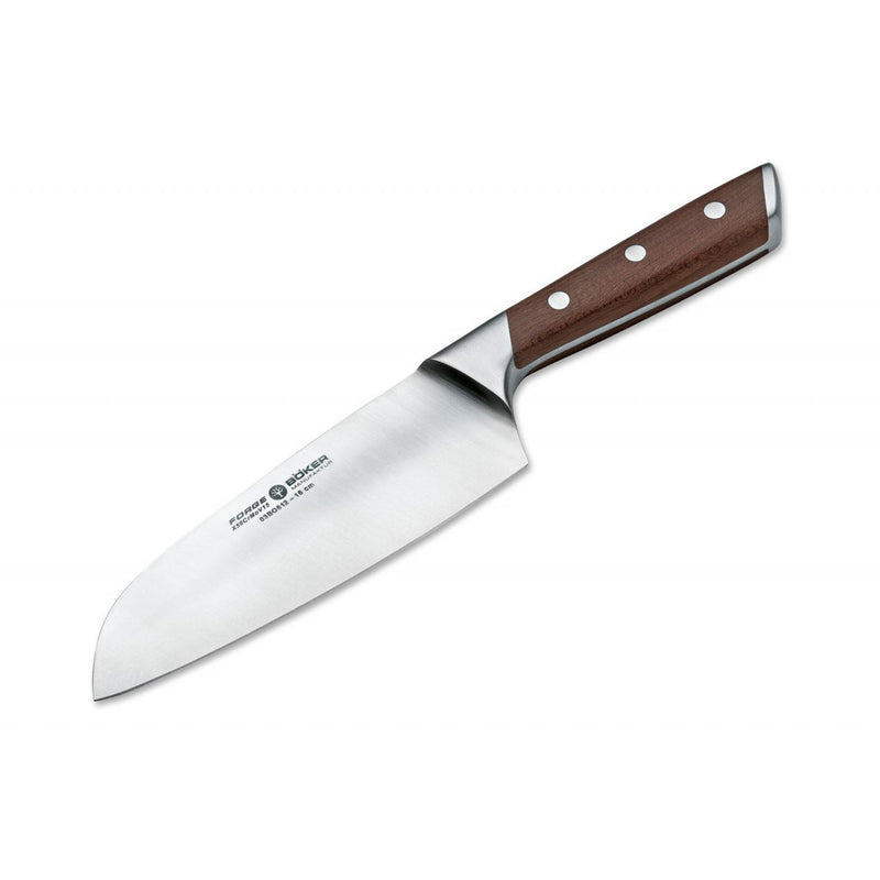 Boker Forge 6.3" Santoku Knife - Maple Wood