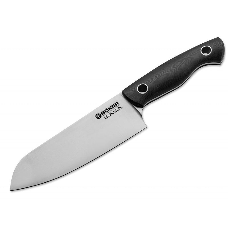 Boker Saga 6.3" Santoku Knife - G10 Satin