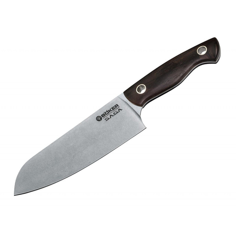 Boker Saga 6.3" Santoku Knife - Grenadill Wood