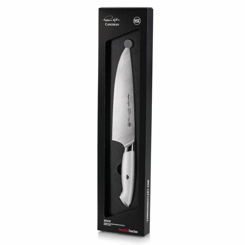 Cangshan 8" Chef Knife - White