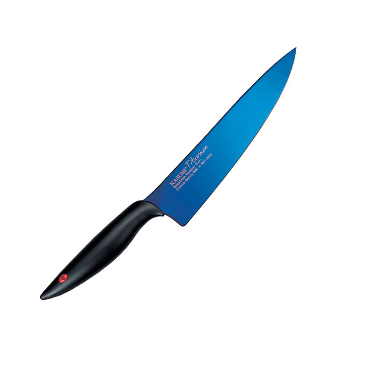 Chroma Kasumi Titanium: 7 3/4" Chef Knife - Blue