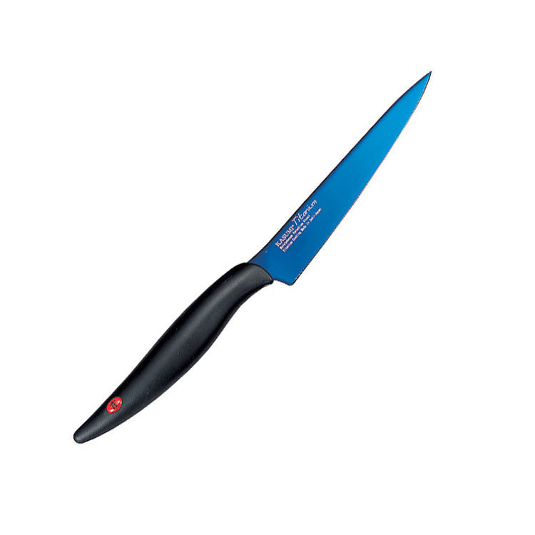 Chroma Kasumi Titanium: 4 3/4" Utility Knife - Blue