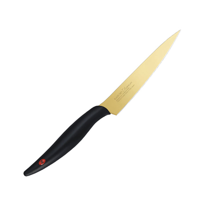 Chroma Kasumi Titanium: 4 3/4" Utility Knife - Gold