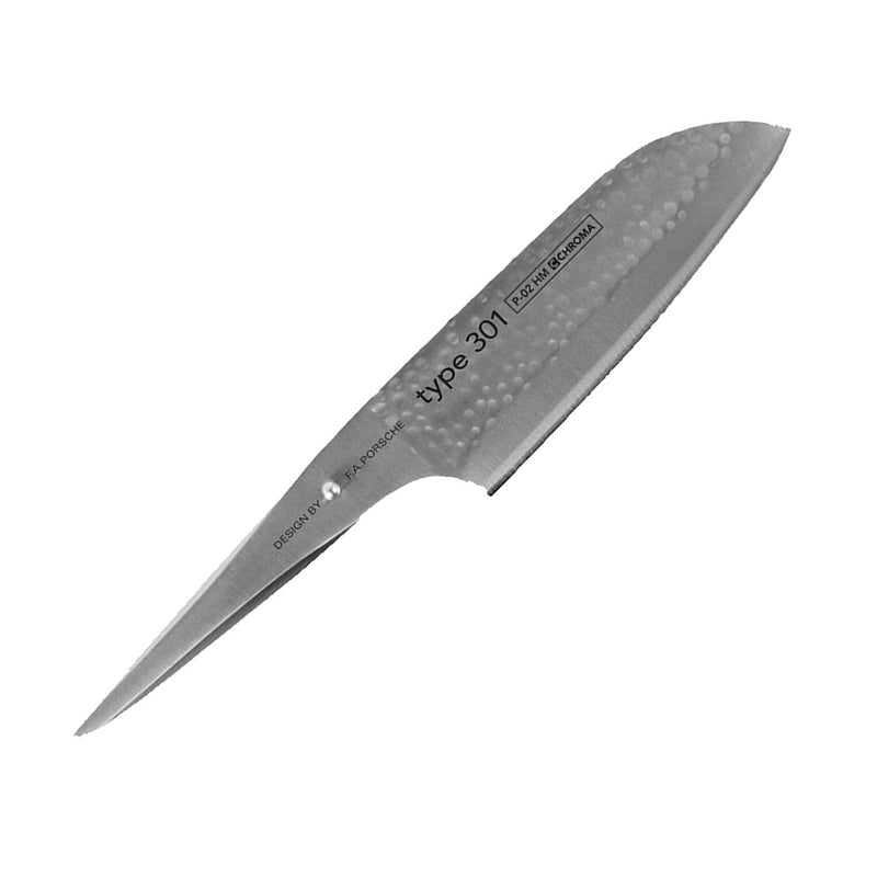 Chroma type 301 - 7 1/4" Santoku Knife - Hammered Finish