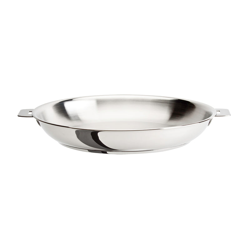Cristel Casteline Removable Handle - 11" Stainless Steel Frying Pan