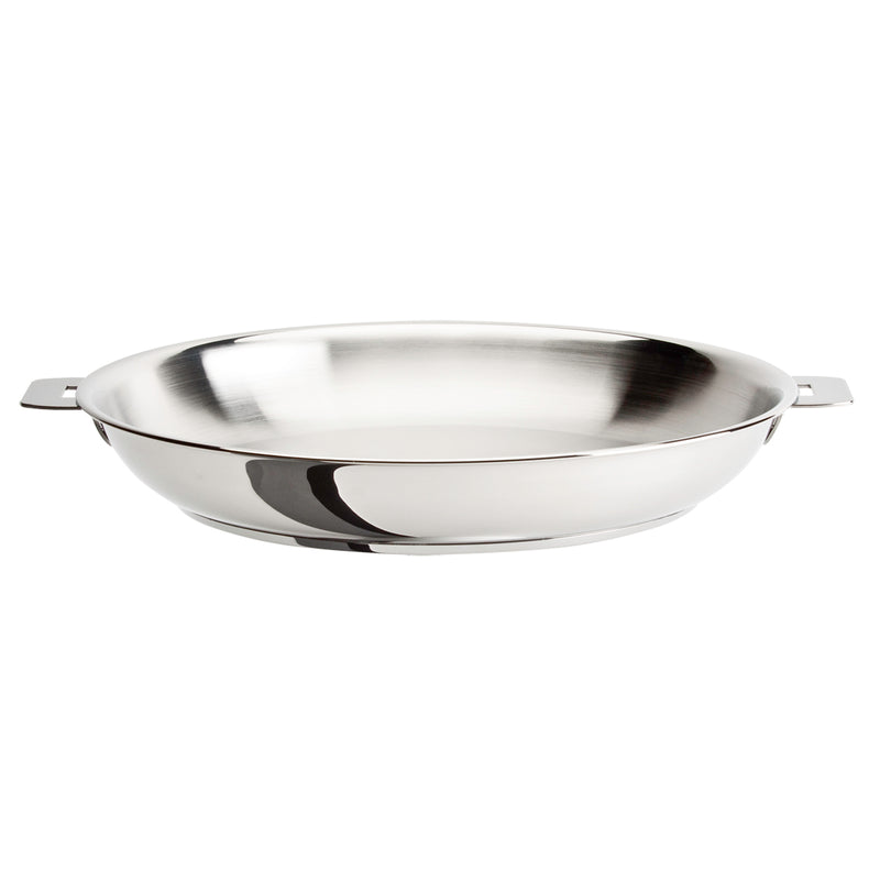 Cristel Casteline Removable Handle - 12.5" Stainless Steel Frying Pan