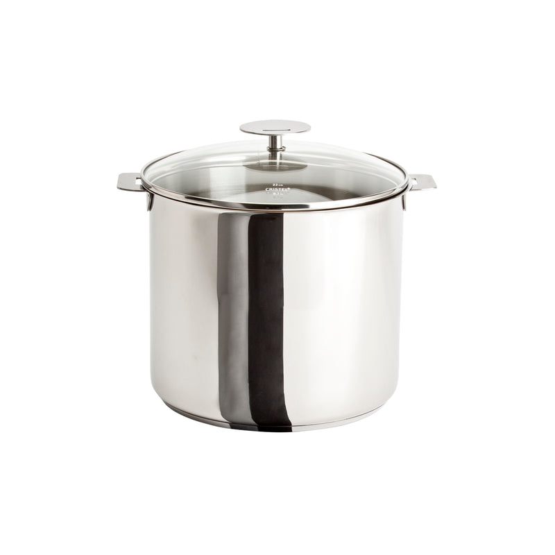 Cristel Casteline Removable Handle - 7.5 Qt Stockpot w/Lid