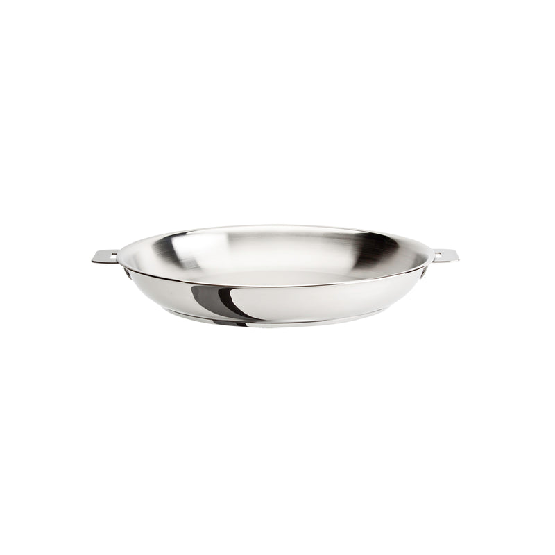 Cristel Casteline Removable Handle - 8" Stainless Steel Frying Pan