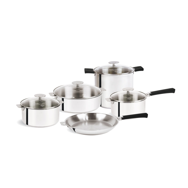 Cristel Mutine Removable Handle - 13-Pc Stainless Steel Cookware Set