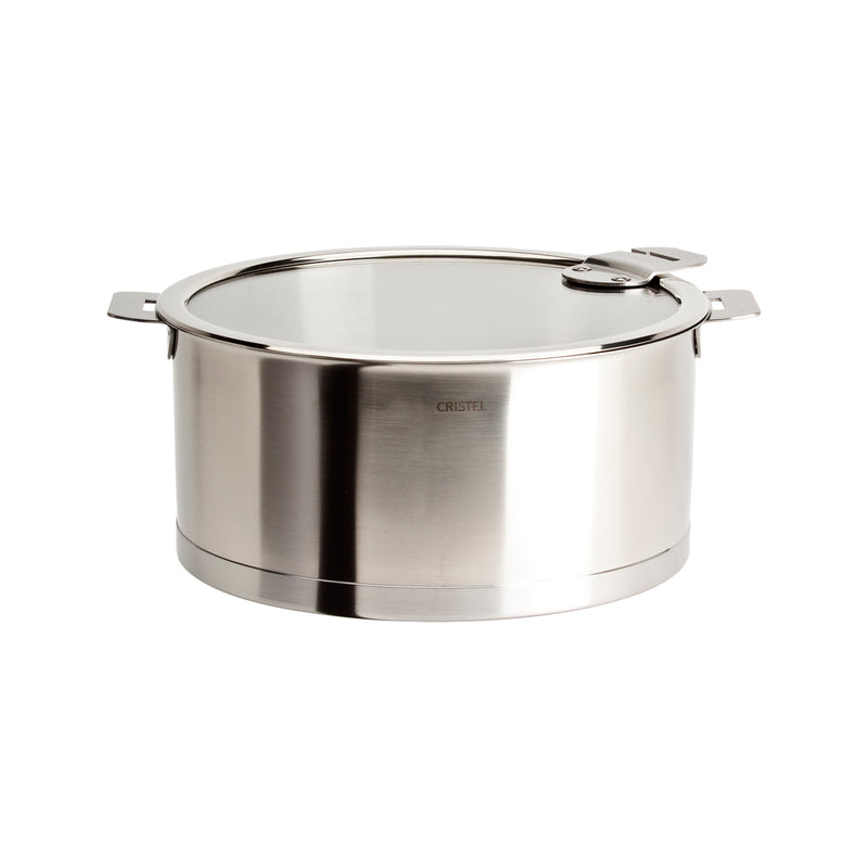 QUIENKITCH 1.5 Quart Stainless Steel Saucepan With Pour Spout, Fosslang  Saucepan with Glass Lid, 6 Cups