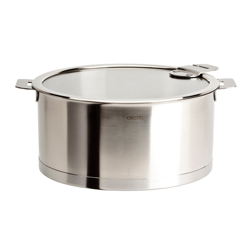 Cristel Strate Removable Handle - 4 Qt Stew Pan w/Lid