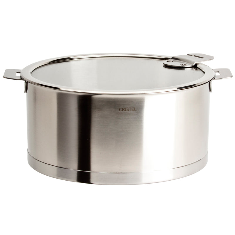 Cristel Strate Removable Handle - 7 Qt Stew Pan w/Lid