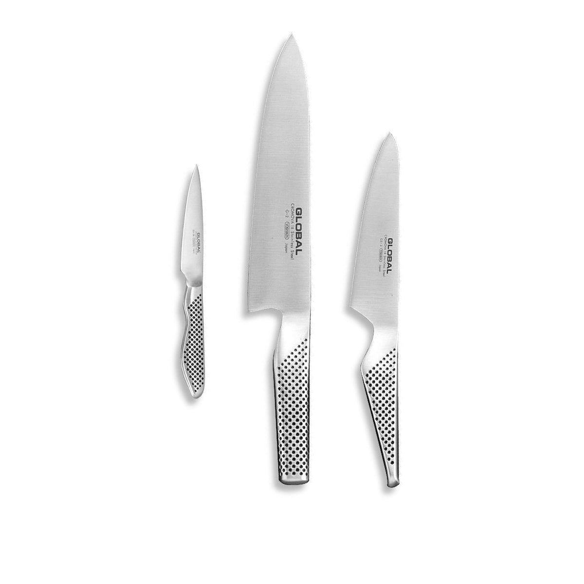 Global 3-Pc Knife Set G-2338