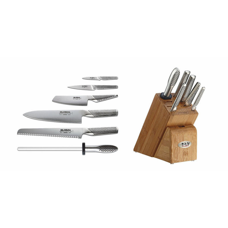 Global G-79587AU - 7 Pc. Takashi Knife Block Set