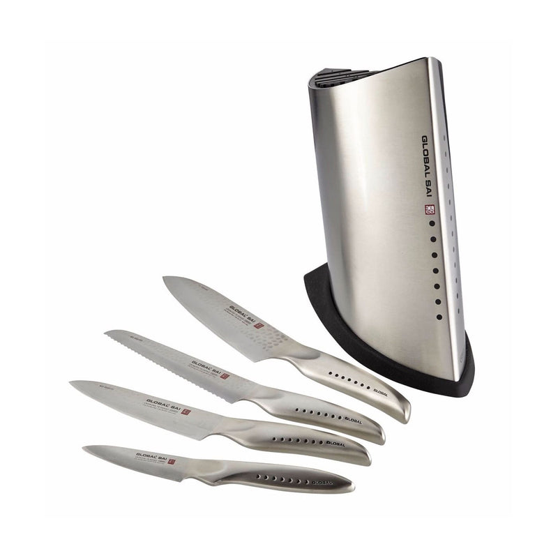 Global Sai SAI-5001 - 5 Pc. Knife Block Set